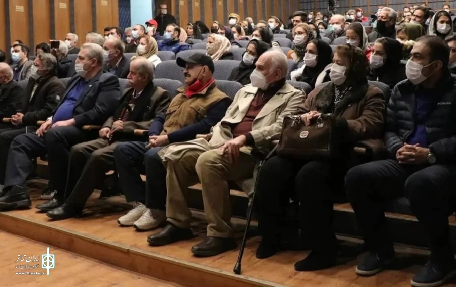 آیین نکوداشت استاد محمدعلی ساربان، بازیگر پیشکسوت سینما و تئاتر در قزوین‌ برگزار شد 3