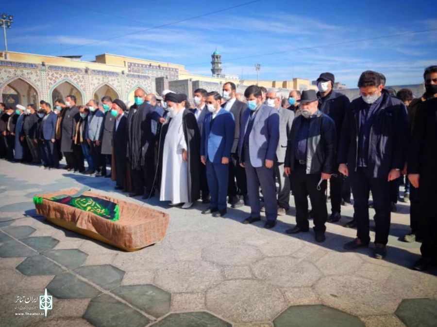 خادم امام رضا در مضجع نورانی رضوی آرام گرفت 3