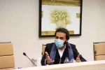 نشست  هنرمندان و مسئولان تئاتری اقلیم کردستان کشور عراق حاضر در جشنواره با قادر آشنا