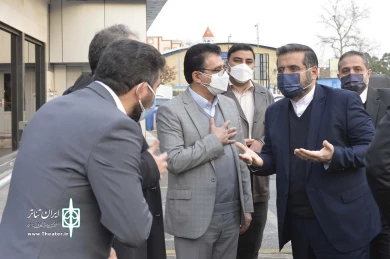 وزریر فرهنگ و ارشاد اسلامی میهمان تئاتر فجر