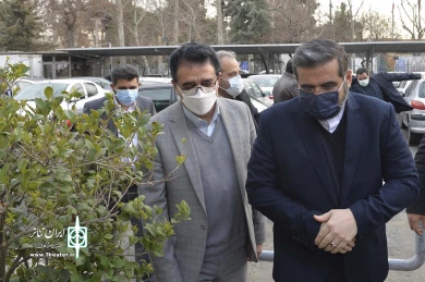 وزریر فرهنگ و ارشاد اسلامی میهمان تئاتر فجر
