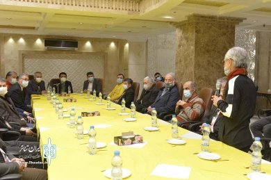 دیدار و گفتگو قادر آشنا با هنرمندان تاجیکستان
