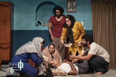 Poshtkohi Hamlet comes on stage