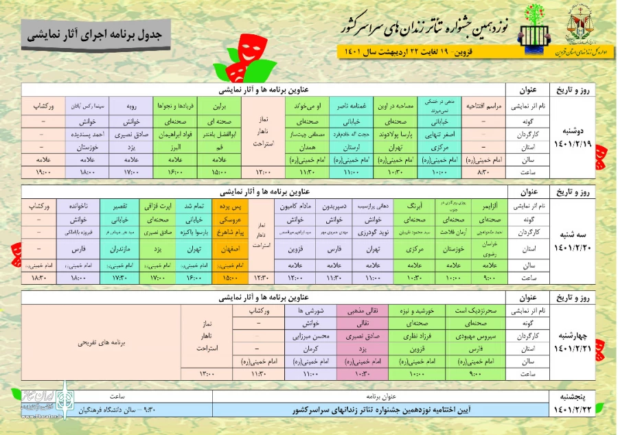 آغاز به کار جشنواره تئاتر زندانیان کشور در قروین 2