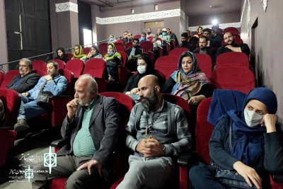 Members of the board of directors of Golestan stage Actors Association to announce