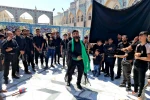 زائر «رهسپار خیمه ها» به حرم رضوی رسید 4