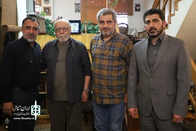 دیدار مدیرکل هنرهای نمایشی از اکبر زنجان پور ‎‎