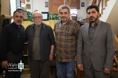 دیدار مدیرکل هنرهای نمایشی از اکبر زنجان پور ‎‎