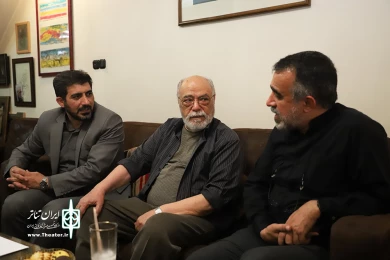 دیدار مدیرکل هنرهای نمایشی از اکبر زنجان پور ‎‎