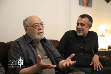 دیدار مدیرکل هنرهای نمایشی از اکبر زنجان پور ‎‎