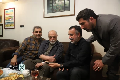 دیدار مدیرکل هنرهای نمایشی از اکبر زنجان پور ‎‎