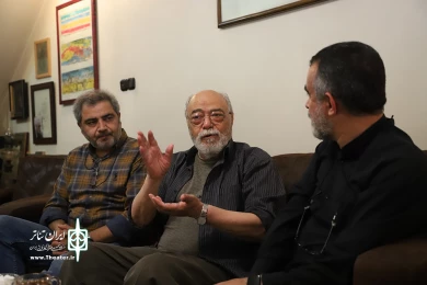دیدار مدیرکل هنرهای نمایشی از اکبر زنجان پور ‎‎