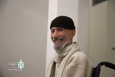 معاون امور هنری و مدیرکل هنرهای نمایشی با هنرمند جانباز حسین نوری