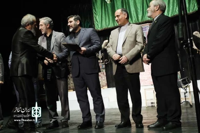 آیین نکوداشت پیشکسوتان و شبیه‌خوانان با حضور محمدمهدی اسماعیلی، وزیر فرهنگ و ارشاد اسلامی