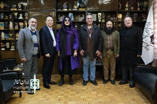 The meeting of the jury of the international section with the general director of performing arts and the secretary of the FITF