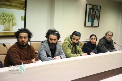 دیدار هنرمندان عراقی حاضر در چهل و یکمین جشنواره تئاتر فجر با کاظم نظری