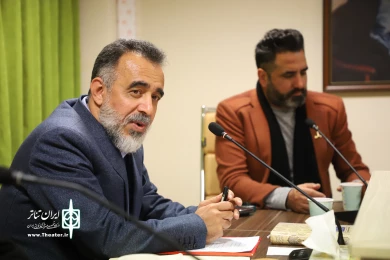 دیدار هنرمندان عراقی حاضر در چهل و یکمین جشنواره تئاتر فجر با کاظم نظری