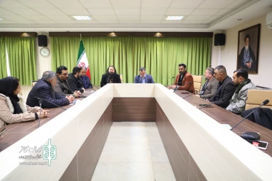 دیدار هنرمندان عراقی حاضر در چهل و یکمین جشنواره تئاتر فجر با کاظم نظری