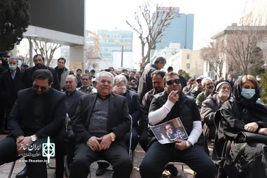 مراسم تشییع پیکر شهرام عبدلی