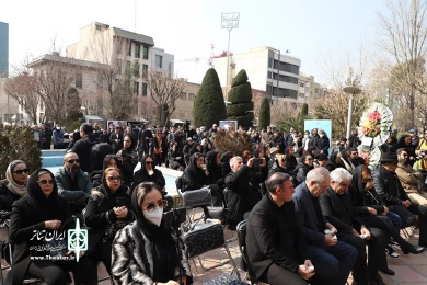 مراسم تشییع پیکر شهرام عبدلی
