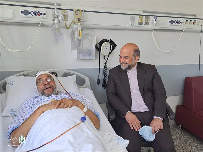 مدیرعامل صندوق اعتباری هنر به عیادت محمد فیلی رفت 2