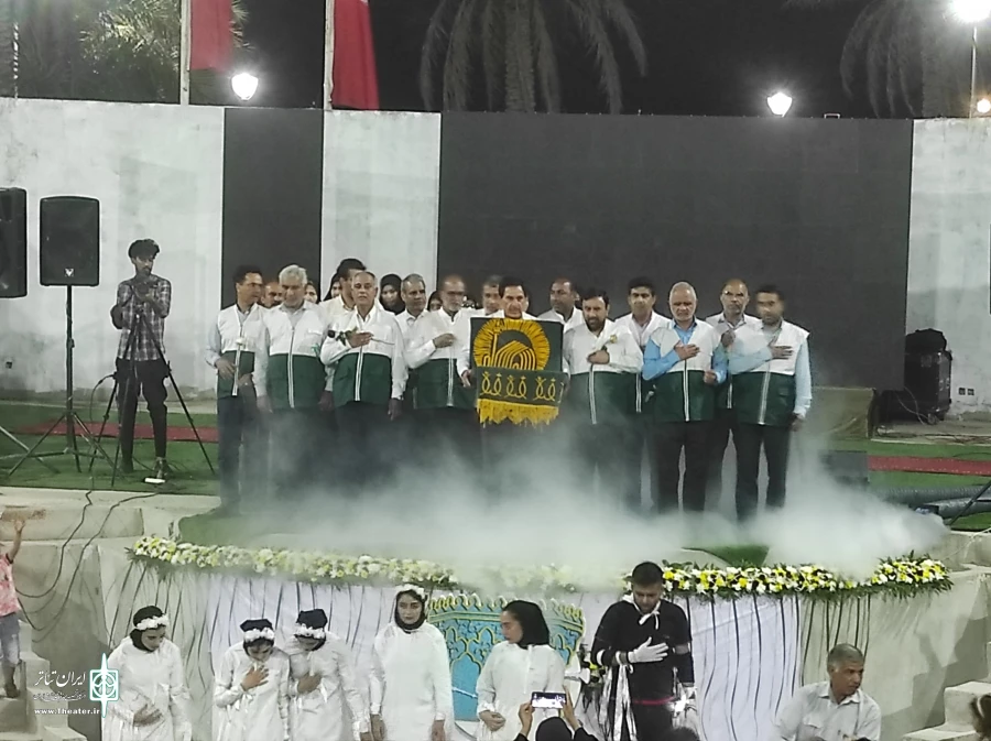 اختتامیه جشنواره ملی تئاتر خیابانی رضوی در جنوب کرمان 7