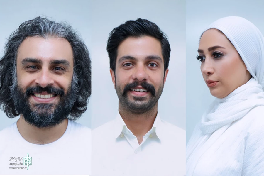 مینا زرنانی،همایون حیدرزاده و فرشید قلی پور بازیگران نمایش زوج ناجور 2