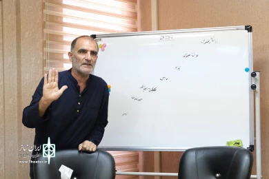 نشست و رونمایی پوستر اولین جشنواره ملی تئاتر قدمگاه