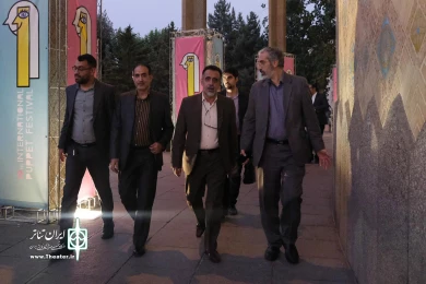 وزیر  و معاون هنری   وزارت فرهنگ میهمان جشنواره عروسکی