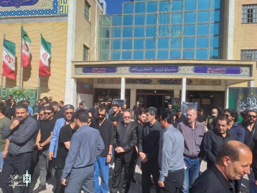 رضا یونس‌فرد هنرمند تئاتر استان مرکزی به خاک سپرده شد 3