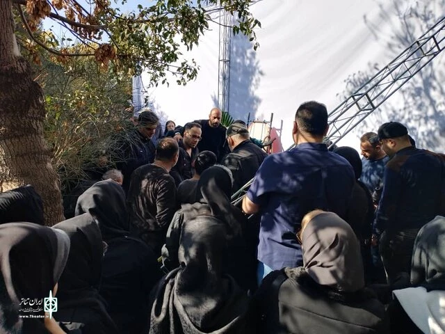 پیکر الهام شکیب، بازیگر تئاتر به خاک سپرده شد 2