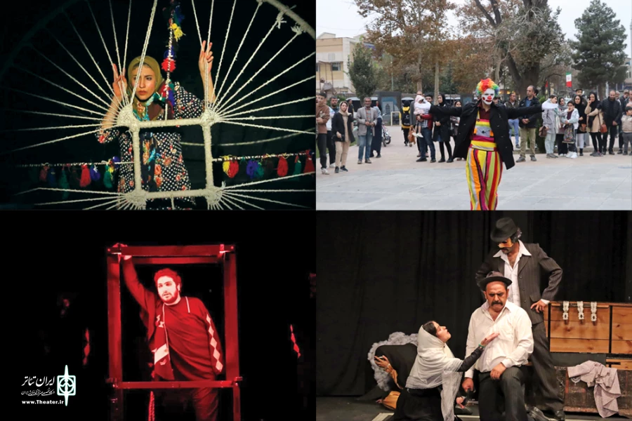 Performances of 5719  stage artists in the Provincial festivals of Iran