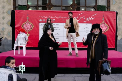 روز دوم از سوگواره یاس کبود به مناسبت ایام فاطمیه و شهادت حضرت زهرا(س)