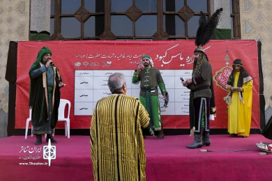 روز دوم از سوگواره یاس کبود به مناسبت ایام فاطمیه و شهادت حضرت زهرا(س)
