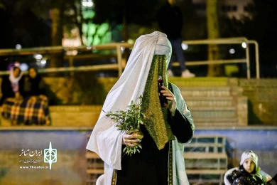 اجرای شبیه خوانی به مناسبت شهادت حضرت‌ فاطمه زهرا(س)