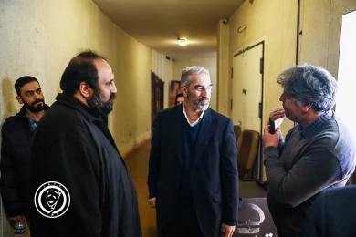 محمد مهدی اسماعیلی وزیر فرهنگ و ارشاد سلامی میهمان جشنواره تئاتر فجر