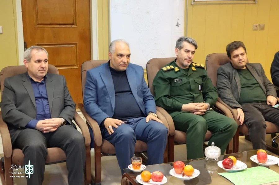نشست کاظم نظری با مسئولان استانی و شهرستانی در بیله سوار/ عکاس: علی ابره