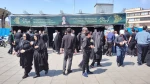 موکب «اهل هنر» در مقابل مجموعه تئاتر شهر