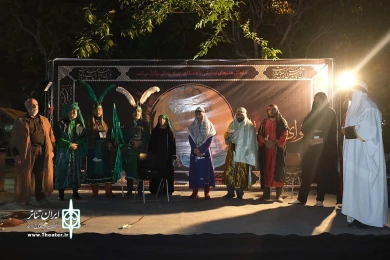 تعزیه حجه‌الوداع ویژه‌برنامه‌ نمایشی «نوای عرشیان» در پهنه فرهنگی رودکی