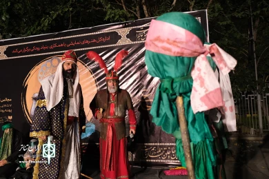 تعزیه بازار شام ویژه‌برنامه‌ نمایشی «نوای عرشیان» در پهنه فرهنگی رودکی