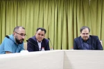 دیدار و نشست خبری حمید نیلی به مناسبت روز خبرنگار