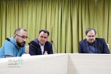 دیدار و نشست خبری حمید نیلی به مناسبت روز خبرنگار