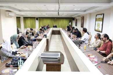 دیدار و نشست خبری حمید نیلی به مناسبت روز خبرنگار