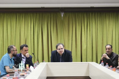 دیدار و نشست خبری حمید نیلی به مناسبت روز خبرنگار