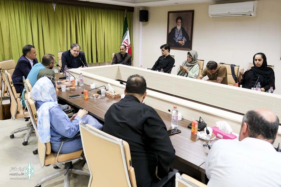 دیدار و نشست خبری حمید نیلی به مناسبت روز خبرنگار