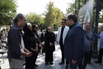 مراسم تشییع پری صابری برگزار شد‌، هنرمندی که آثارش هویت ایرانی داشت 15