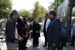مراسم تشییع و وداع با پیکر زنده‌یاد پری صابری
