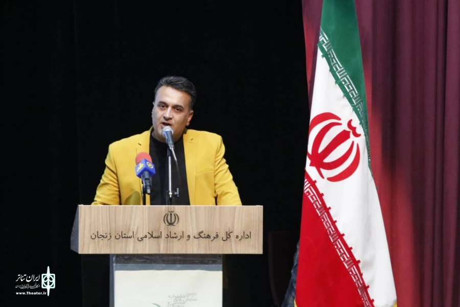 آئین اختتامیه جشنواره تئاتر خط شکنان و غواصان دریادل استان زنجان برگزار شد 3