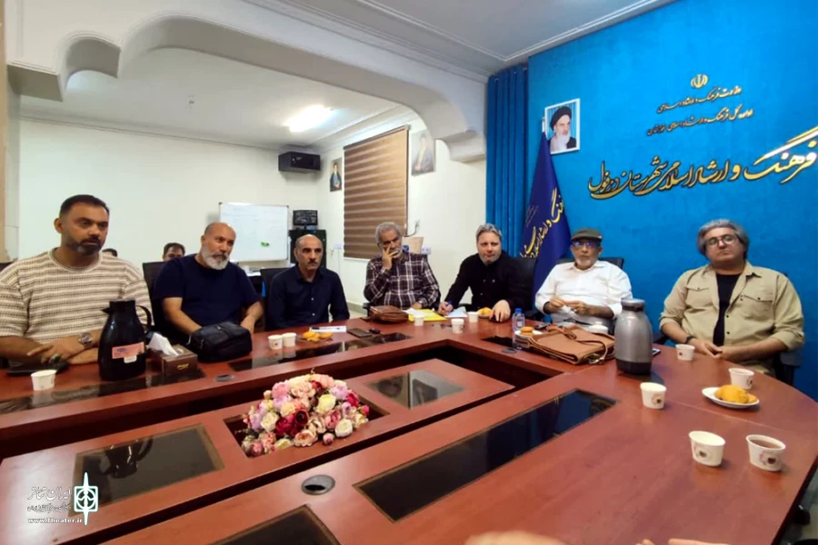 نشست هم اندیشی هیئت مدیره انجمن هنرهای نمایشی خوزستان با هنرمندان دزفول 5