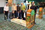 ادای احترام به شهدا و هنرمندان رخ در نقاب خاک کشیده در گلزار شهدای اهواز 2